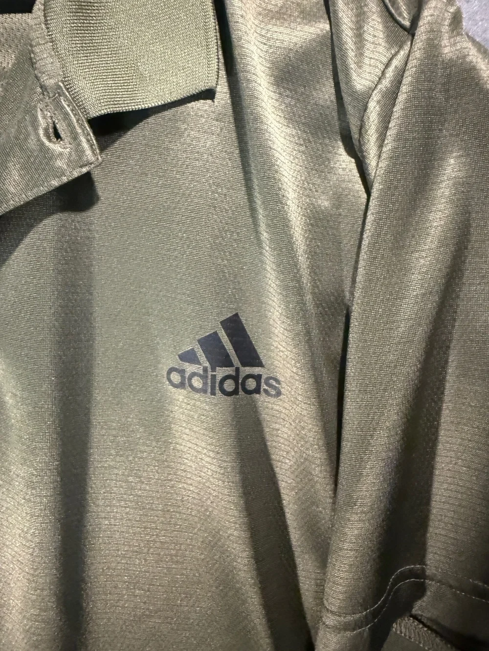 Adidas Men's Polo Shirt Olive Green